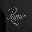 Calça Legging Puma Essentials Script High-Waist Flared Feminina - Foto 3