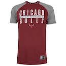 Camiseta do Chicago Bulls NBA Raglan N560A Masculina - Foto 5