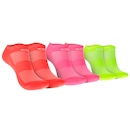 Kit de Meias Olympikus Tripack Neon 3 Pares - Foto 1