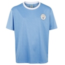 Kit de Uniforme do Manchester City Braziline Infantil Camiseta + Calção - Foto 3