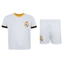 Kit de Uniforme do Real Madrid Braziline Infantil Camiseta + Calção - Foto 1