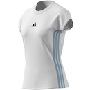 Camiseta Brasil Essentials Single Jersey 3-Stripes adidas Feminina - Foto 10
