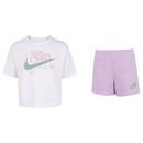 Conjunto Infantil Nike Wild Flow Camiseta + Short - Foto 1