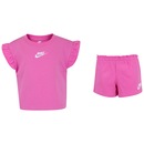 Conjunto Infantil Nike Baby Friends Blusa + Short - Foto 1