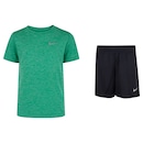 Conjunto Infantil Nike Dri-FIT Bottom Camiseta + Bermuda - Foto 1