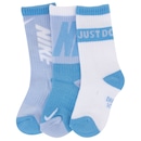 Kit de Meias Nike Sport Cano Médio Infantil com 3 Pares - Foto 1