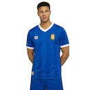 Camisa Seleção da Argentina Retrô AFA 86 Masculina - Foto 1