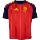 Camisa Seleção Espanha I 25/26 Torcedor adidas Infantil - Foto 1