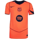 Camisa Barcelona III 25/26 Torcedor Pro Nike Total 90 Infantil - Foto 1