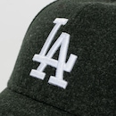 Boné Los Angeles Dodgers New Era MLB 9Forty Melton Wool Adulto - Foto 4