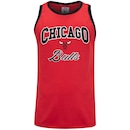 Camiseta Regata Chicago Bulls NBA Heritage N0633 Masculina - Foto 1