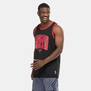 Camiseta Regata Chicago Bulls NBA Heritage N0637 Masculina - Foto 5