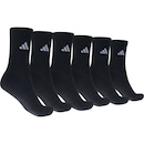 Kit de Meia adidas Sportswear Três Listras Essentials Crew com 3 Pares - Foto 1