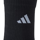 Kit de Meia adidas Sportswear Três Listras Essentials Crew com 3 Pares - Foto 3