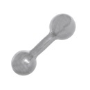 Halter Emborrachado Acte Sports - 5kg - Foto 1