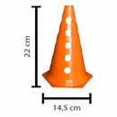 Cone Natural Fitness com Furo para Barreira ou Circuito - Foto 2