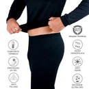 Calça Térmica Segunda Pele Roupas Térmicas Frio Intenso Respirável - Masculina - Foto 3