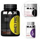 Whey Pro Max Titanium - Chocolate - 1 Kg + BCAA 2400 - 60 Cápsulas + Creatina 150g - Foto 1