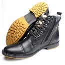 Bota Coturno BM Brasil em Couro com Zíper e Palmilha Gel 651BM1 - Masculina - Foto 2