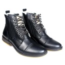 Bota Coturno BM Brasil em Couro com Zíper e Palmilha Gel 651BM1 - Masculina - Foto 3