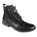 Bota Coturno BM Brasil em Couro com Zíper e Palmilha Gel 651BM1 - Masculina - Foto 1