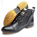 Bota Coturno BM Brasil em Couro com Zíper e Palmilha Gel 651BM1 - Masculina - Foto 2