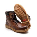 Bota Adventure Azimute Pedra em Couro - Masculina + Meia Lupo - Adulto - Foto 6