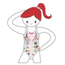 Maiô para Natação Swim Colors Salvadora De Bichinhos - Infantil - Foto 3