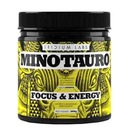 Pré-Treino Iridium Labs Minotauro - Laranja - 300g - 2 Potes + Coqueteleira com 3 Compar - 500ml - Foto 3