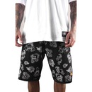 Bermuda de Moletom Prison Floral Ink - Masculina - Foto 2