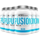 Kit BRN Foods 6x Whey Protein Fusion Baunilha - 900g - Foto 1