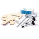 Jogo de Ping Pong Procópio Standart Madeira: 2 Raquetes + Rede + Bolinha - Foto 3