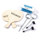 Jogo de Ping Pong Procópio Standart Madeira: 2 Raquetes + Rede + Bolinha - Foto 4