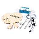 Jogo de Ping Pong Procópio Standart Madeira: 2 Raquetes + Rede + Bolinha - Foto 1