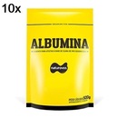 Albumina Naturovos Refil - Banana - 500g - 10 Pacotes - Foto 4