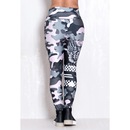Calça Legging Rock Code Elastic Skull Race - Feminina - Foto 3