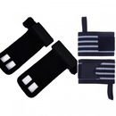 Munhequeiras YangFit Profissional 1 Par + Luva Hand Grip Couro - 1 Par - Foto 1