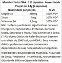 Testo ZMA PowerFoods - 120 Cápsulas + Dilatex Power Supplements - 125 Cápsulas - Foto 2
