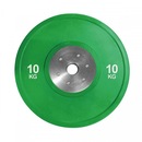 Anilha Olímpica WCT Fitness para Musculação Bumper Plate - 10kg - Foto 1