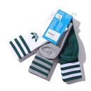 Kit Meias adidas Originals Solid Crew Color - 3 Pares - Adulto - Foto 3