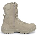 Bota Coturno Tatico Militar Couro Légitimo Rafale Polícia Masculina - Adulto - Foto 3