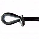 Kit 5 Grampos Clips Cabo de Aço Reparo Aparelho Academia - Foto 7