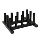 Suporte Expositor Para 12 Barras de Chão Academia Musculação - Foto 1