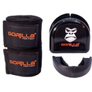 Kit Gorilla Muay-Thai Bandagem Elástica + Protetor Bucal - Adulto - Foto 1
