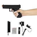 Pistola Airsoft Elétrica Cyma Glock G18C CM.030 Semi-Metal Bivolt - Foto 5