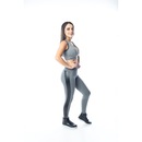 Calça Legging Flor de Ameixa Cintura Media Alta - Feminina - Foto 3