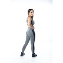 Calça Legging Flor de Ameixa Cintura Media Alta - Feminina - Foto 1