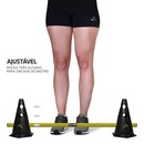Kit Barreiras de Salto Muvin com Cone - 24cm - 12 unidades - Foto 3