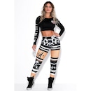 Calça Legging Rock Code Elastic Aztec Print - Feminina - Foto 4