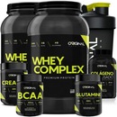 Kit Whey Complex Original Nutrition - 900g - 2 Unidades + BCAA + Colágeno + Glutamina + Creatina + - Foto 1